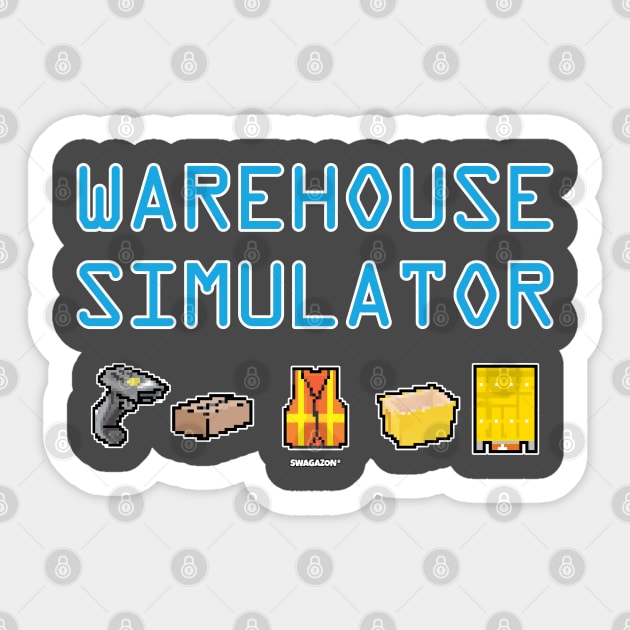 Warehouse Simulator Sticker by Swagazon